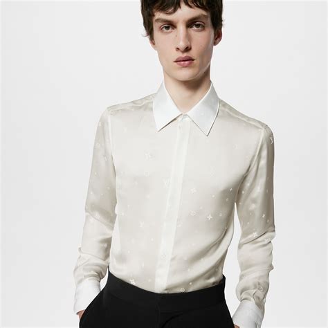 silk louis vuitton shirt|Silk Blend Long.